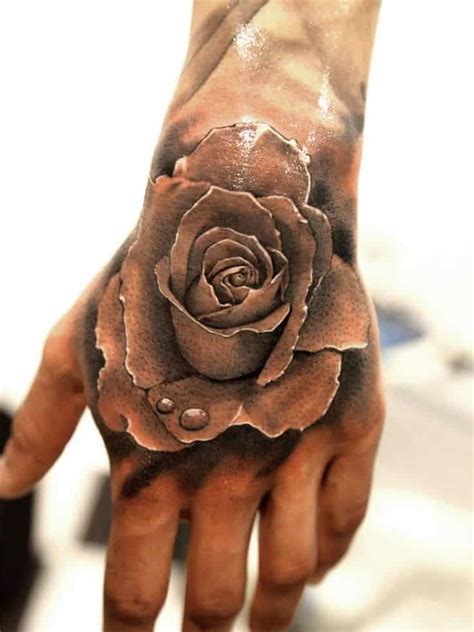 hand tattoo for men